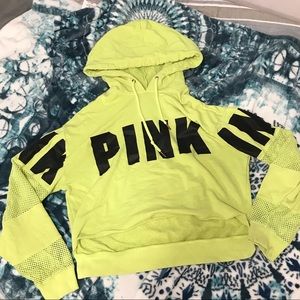 PINK Victoria's Secret Sweaters - Pink ~ cropped hoodie PINK Victoria's Secret Sweaters - Pink ~ cropped hoodie